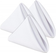 Khăn ăn napkin trắng dành cho nhà hàng, khách sạn